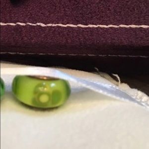 Pandora glass charm authentic
